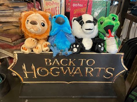 Unlock the Magic: Snuggle Up with the Hogwarts House Mascot Plush Toys